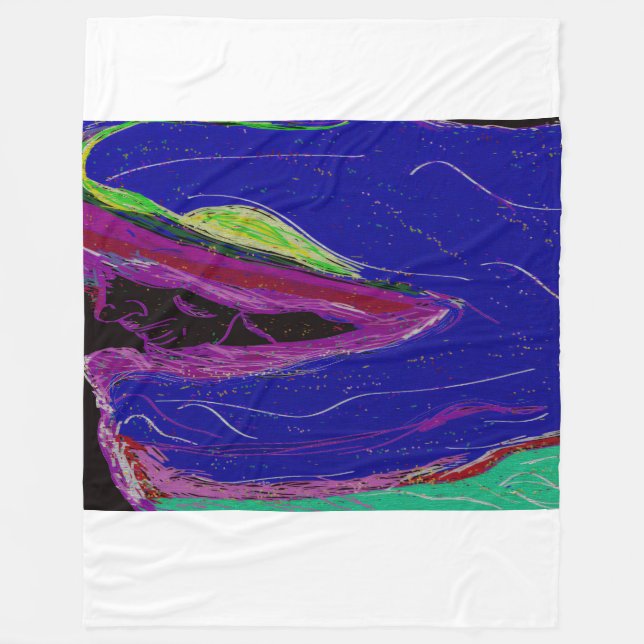 Mythologische Kunst-Fliesblanke Fleecedecke (Vorderseite)