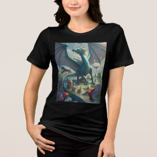 Mythologische Wesen Tri-Blend Shirt