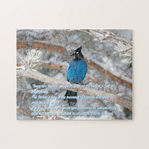 Mythologischer Blauhäher-Jigsaw-Puzzle