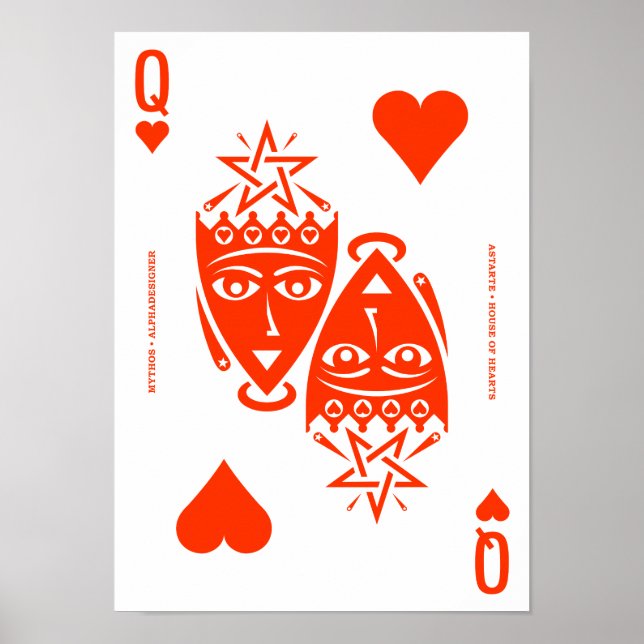 Mythos Astarte Queen of Hearts Poster (Vorne)