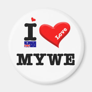 MYWEE - I-Liebe Magnet