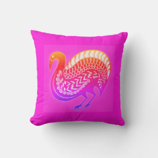 Myzenisch-griechisch Inspiriert Orange & Pink Bird Kissen