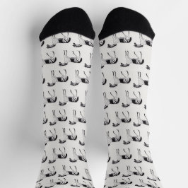 Myzenisch-griechisch Inspirierte Pferdestücke Socken