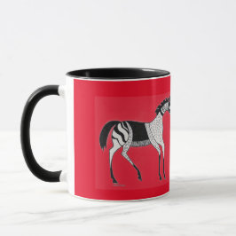 Myzenisch-griechisch-Inspirierte Tasse des Roten H
