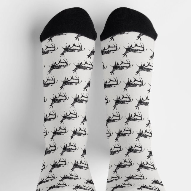 Myzenisch-griechische Inspirierte Rindersocken Socken (Oben)