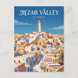 M'Zab-Tal Algerien Postkarte