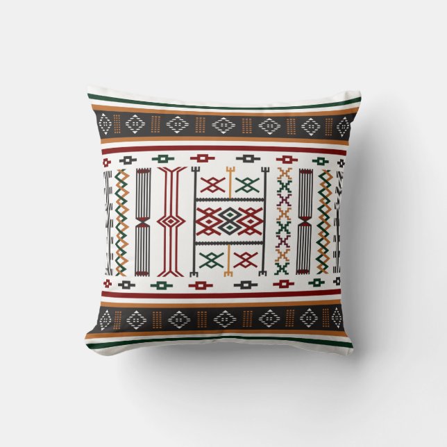 MZAB-TEPPICH AMAZIGH GHARDAIA ALGERIE KISSEN (Vorderseite)