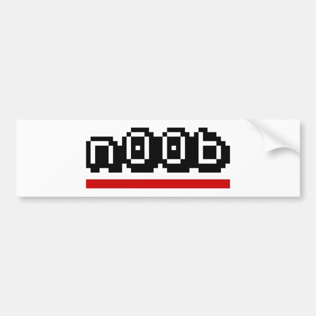 n00b autoaufkleber (Vorne)
