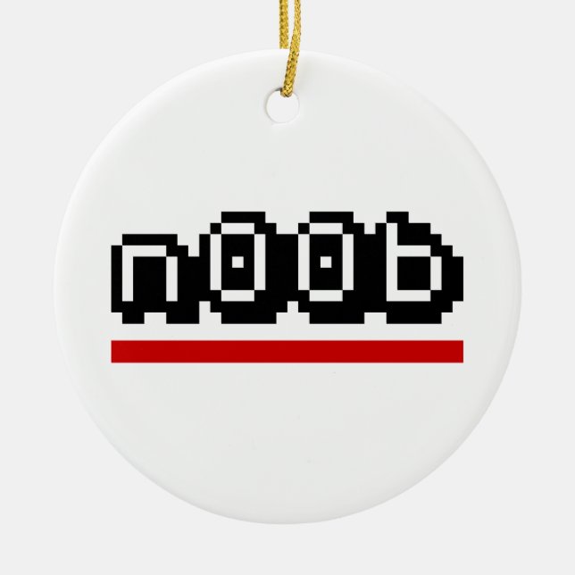 n00b keramik ornament (Vorne)