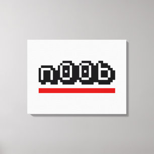 n00b leinwanddruck