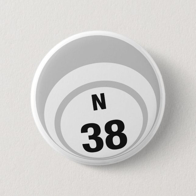 N38 Bingo-Ball-Taste Button (Vorderseite)