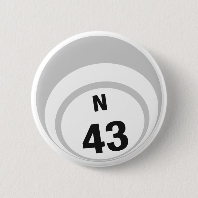 N43 Bingo-Ball-Taste Button (Vorderseite)