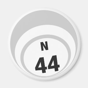 N44 Bingo Ball Kühlschrankmagnet