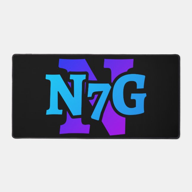 N7G Big Neopren Mouse Mat Schreibtischunterlage (Vorderseite)