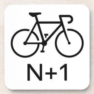 N+1 Bike Getränkeuntersetzer