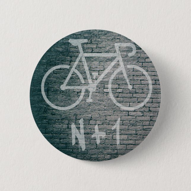 N+1 Bike Graffiti Button (Vorderseite)