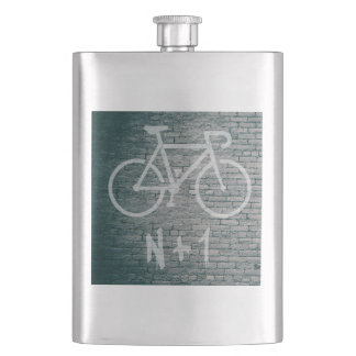 N+1 Bike Graffiti Flachmann
