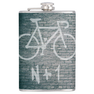 N+1 Bike Graffiti Flachmann