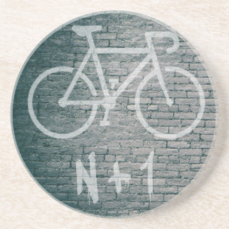 N+1 Bike Graffiti Getränkeuntersetzer