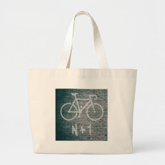 N+1 Bike Graffiti Jumbo Stoffbeutel