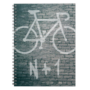 N+1 Bike Graffiti Notizblock