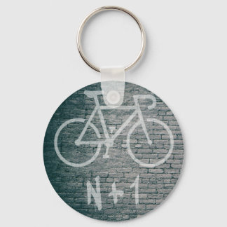 N+1 Bike Graffiti Schlüsselanhänger