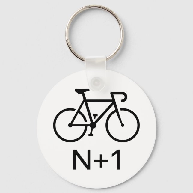 N+1 Bike Schlüsselanhänger (Vorderseite)