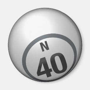 N 40 Bingo-Kugelmagnet Magnet