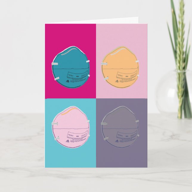 N-95 Pop Art Karte (Vorderseite)