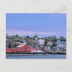 N.A. Canada, Nova Scotia. A view of Lunenburg, a Postkarte