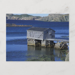 N.A., Kanada, Neufundland, Durrell. Fischerei Postkarte