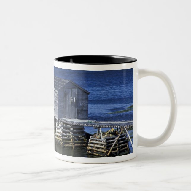 N.A., Kanada, Neufundland, Durrell. Fischerei Zweifarbige Tasse (Rechts)