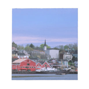 N.A. Kanada, Nova Scotia. Eine Ansicht von Lunenbu Notizblock