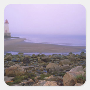 N.A. Kanada, Nova Scotia, Shelburne County. Quadratischer Aufkleber