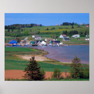 N.A. Kanada, Prince Edward Island. Boote sind Poster