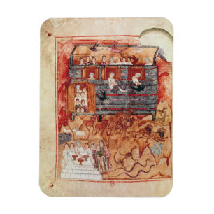 N.A.L 2334 fol.10v Noah Arche, von 'De Tours Pent Magnet