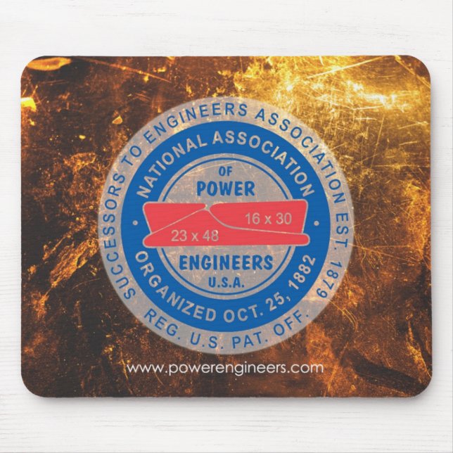 N.A.P.E. Feuer-Logo Mousepad (Vorne)