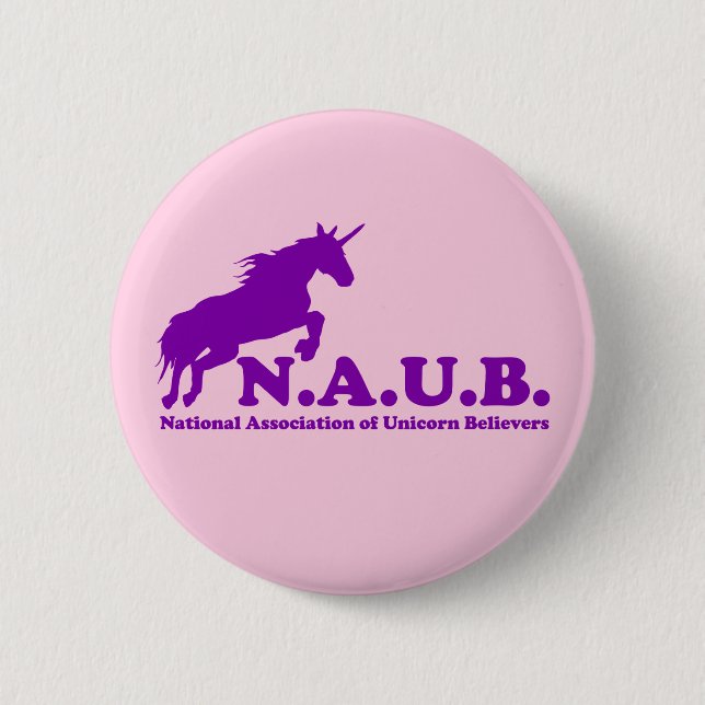 N.A.U.B Unicorn-Gläubiger Button (Vorderseite)