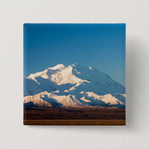 N.A., USA, Alaska.  McKinley in Denali Button