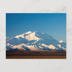 N.A., USA, Alaska.  Mt. McKinley in Denali Postkarte