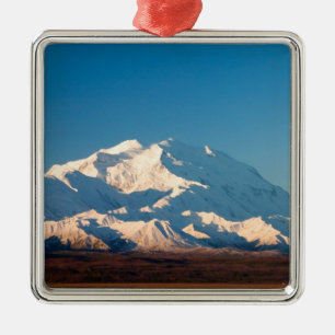 N.A., USA, Alaska.  Mt. McKinley in Denali Silbernes Ornament