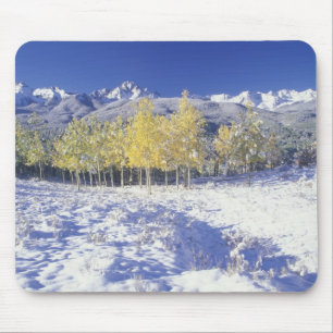 N.A., USA, Colorado, San Juan Mts Frischer Schnee Mousepad