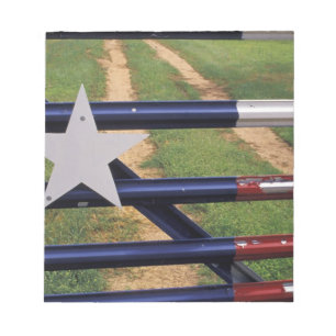 N.A., USA, Texas, Lake Buchanan, Flagge von Texas Notizblock