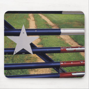 N.A., USA, Texas, See Buchanan, Texas-Flagge Mousepad