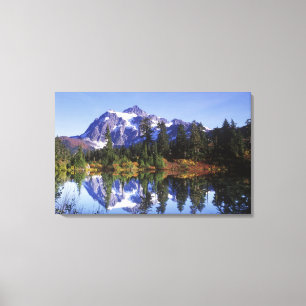 N.A., USA, Washington, Mt. Baker & Snoqualmie Leinwanddruck