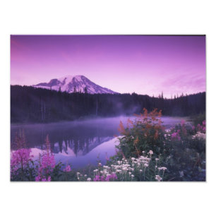 N.A., USA, Washington, Mt. Rainier National 2 Fotodruck