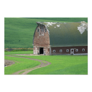 N.A., USA, Washington, Whitman County. Alt Fotodruck