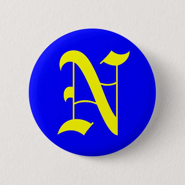 N - ALTES ENGLISCH BUTTON (Vorderseite)