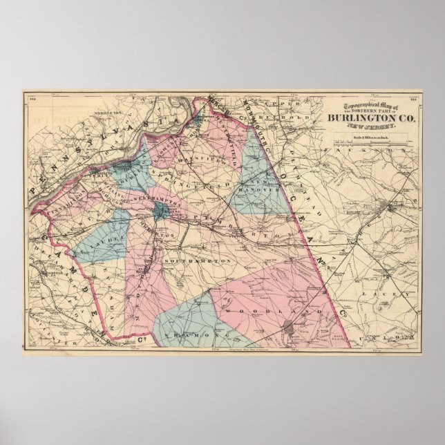 N Burlington Landkreis, NJ Poster (Vorne)