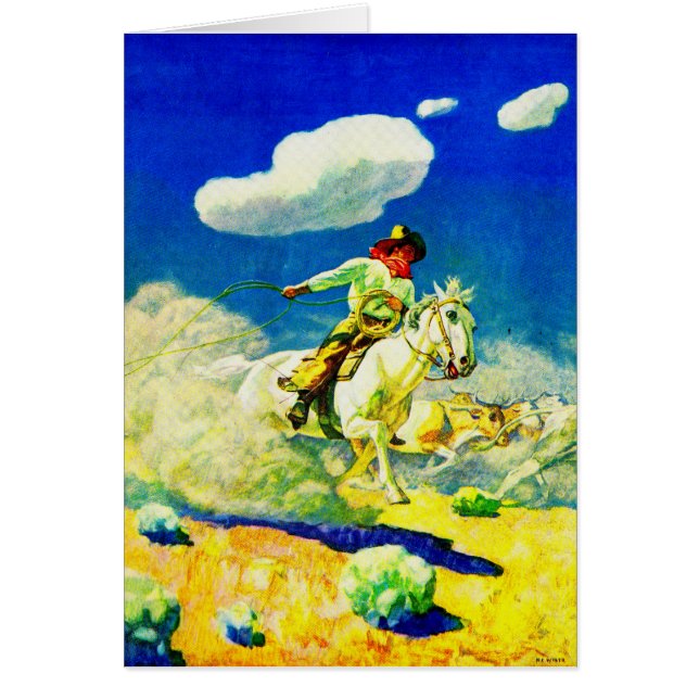 N. C. Wyeth Cowboy (Vorne)